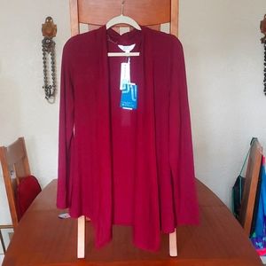 Burgundy Cardigan